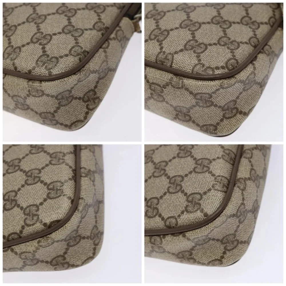 GUCCI GG Supreme Shoulder Bag PVC Beige Gold 114291 Auth 137544 - Picture 16 of 16